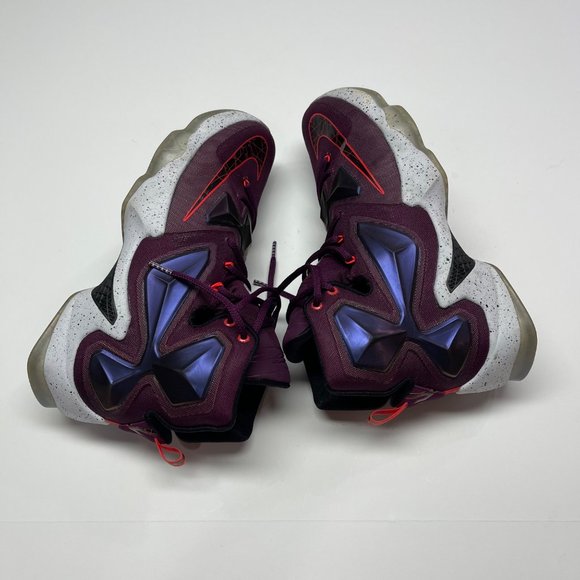 NIKE LEBRON XIII Written In The Stars Men's Size US 10.5 Mulberry 807219-500 - Picture 6 of 10